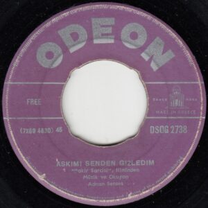 Adnan ŞENSES - ODEON DSOG 2738 - Yollarına Baka Baka - Aşkımı Senden Gizledim - Yeşilçam