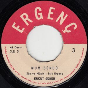 Erkut GÜNER - ERGENÇ 3 - Mum Söndü	Sait ERGENÇ - Sev Beni - Erkut GÜNER - Sait ERGENÇ
