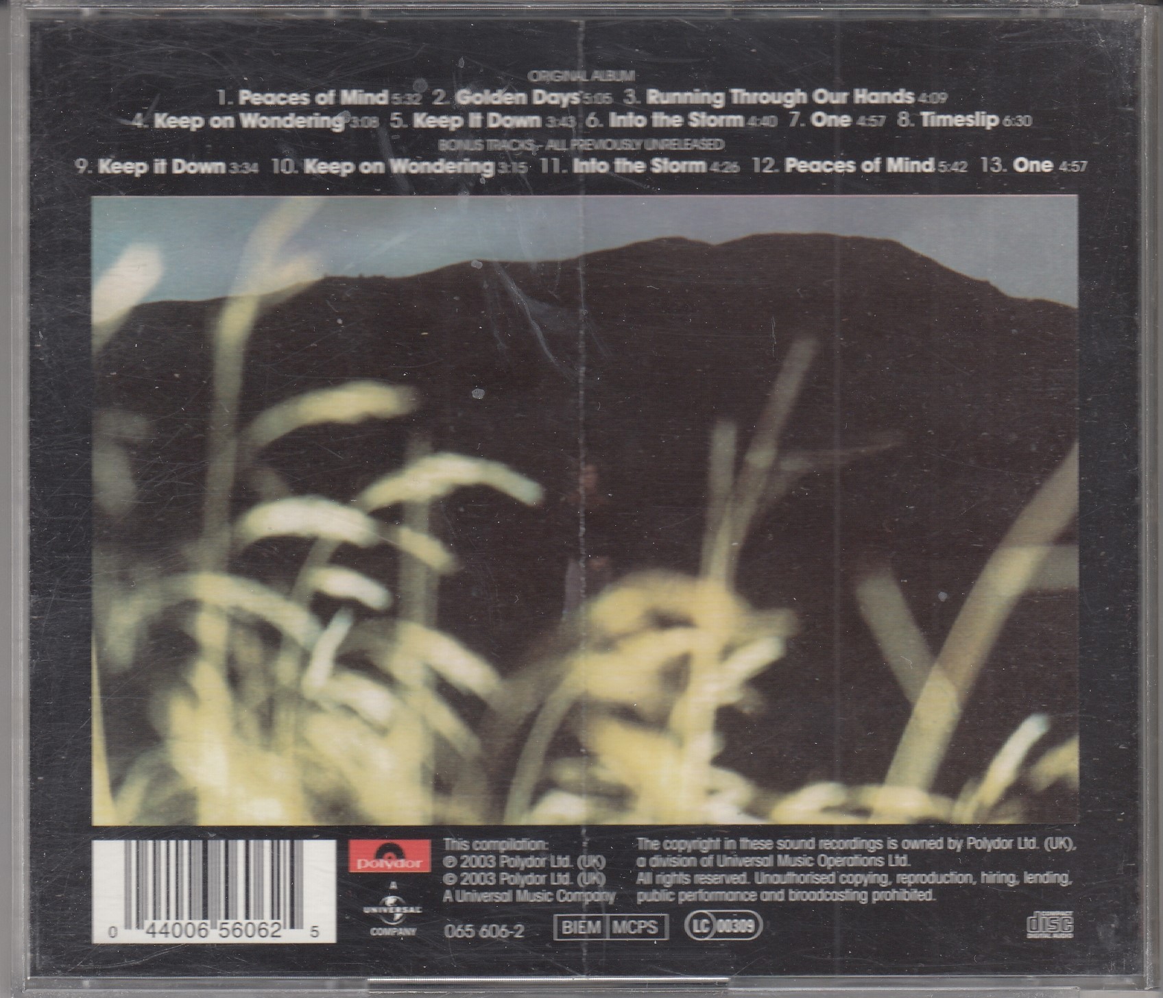 Jack BRUCE - Out Of The Storm - POLYDOR 065 606-2 - EU 2003 - Görsel 2