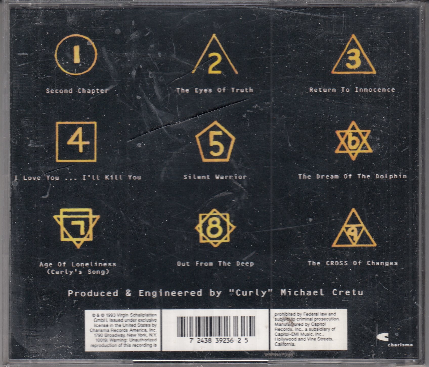 ENIGMA - The Cross Of Changes - VIRGIN 7243 8 39236 2 5 - EU 1993 - Görsel 2