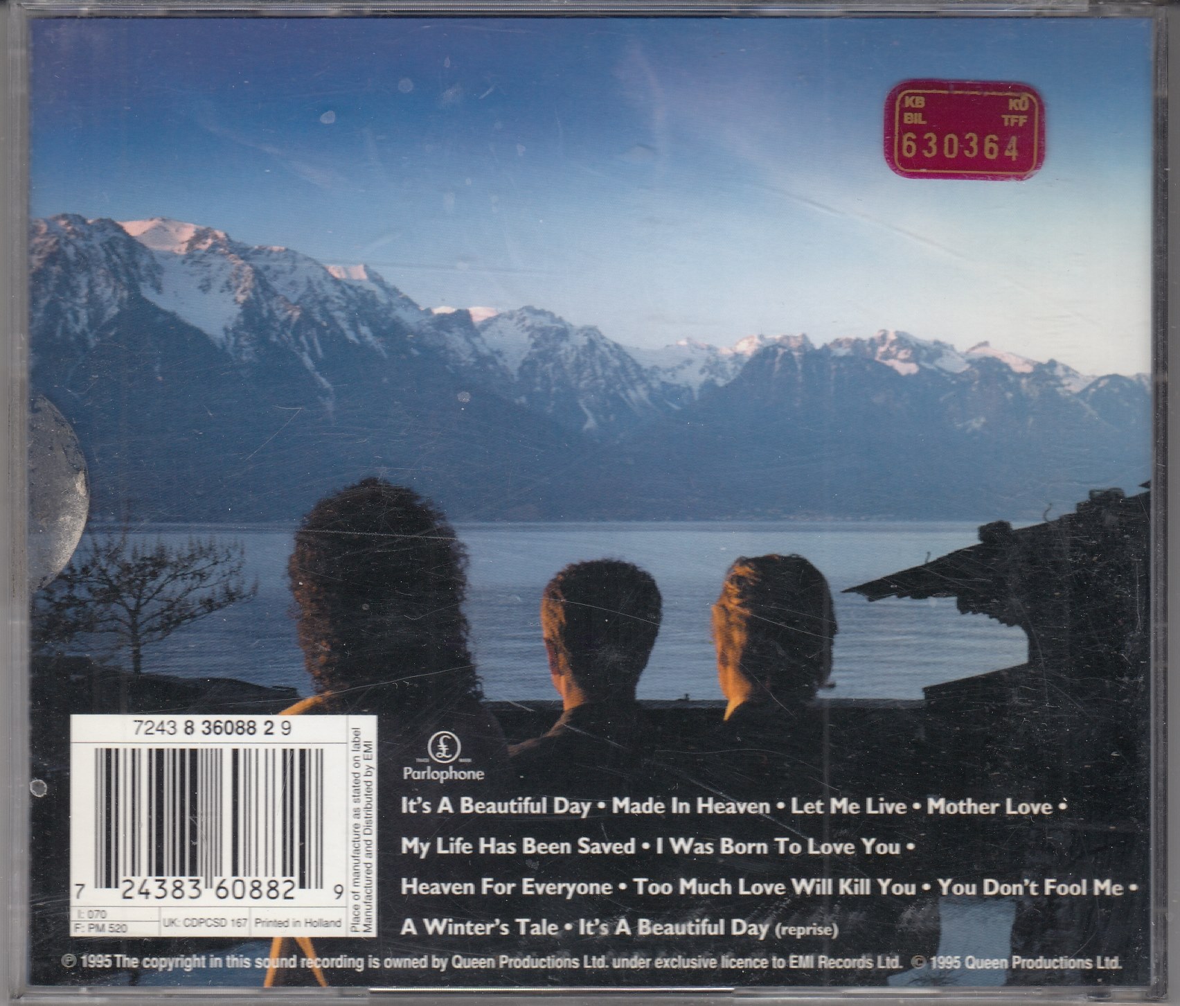 QUEEN - Made In Heaven - PARLOPHONE 7243 8 36088 2 9 - EU 1995 - Görsel 2