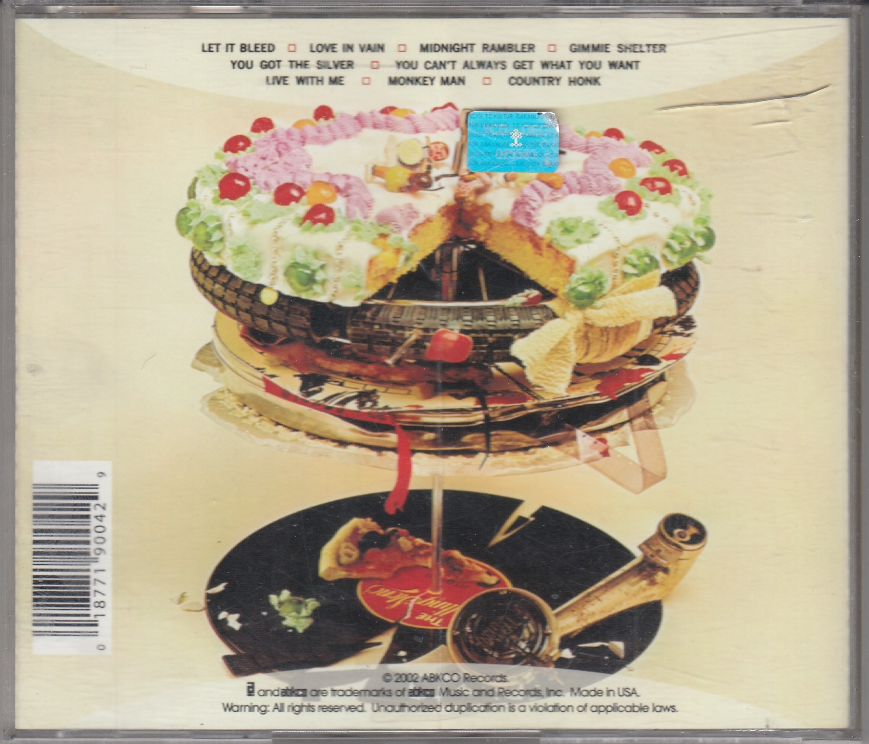 The Rolling STONES - Let It Bleed - ABKCO 18771-9004-2 - Amerika 2002 - Görsel 2