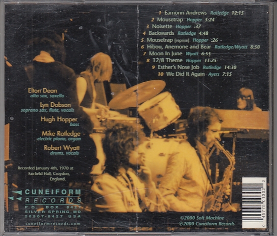 Soft MACHINE - Noisette - CUNEIFORM RUNE 130 - Amerika 2000 - Görsel 2