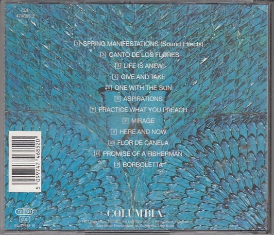 SANTANA - Borboletta - COLUMBIA 474685 2 - EU 1994 - Görsel 2