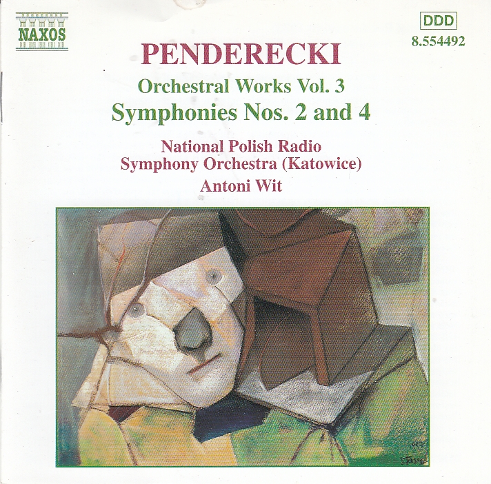 PENDERECKI - Antoni WIT - Orchestral Works Vol. 3 - NAXOS 8.554492 - EU 2000