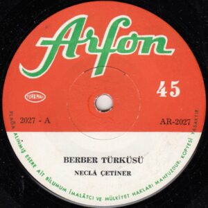 Necla ÇETİNER - ARFON AR-2027 - Berber Türküsü - Çubuk Uzun