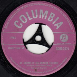 Nezahat BAYRAM - COLUMBIA SCOG 3221 - Ay Karanlık Bulamadım Yolumu - Karşıda Medreseler - Bedirhan KIRMIZI - İhsan GÜLER - Yunan Baskı