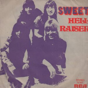 The SWEET - RCA Victor	73907 - Hell Raiser - Burning - Türk Baskı 1973 - (Melodi Plak)