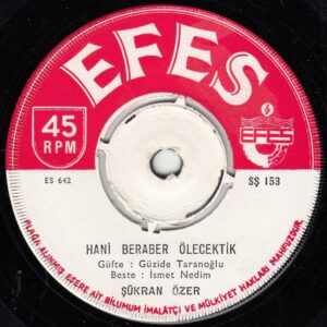 Şükran ÖZER - EFES SŞ 153 - Hani Beraber Ölecektik - Eden bulur Dünyada - İsmet NEDİM - Güzide TARANOĞLU - Muzaffer ÖZKALP